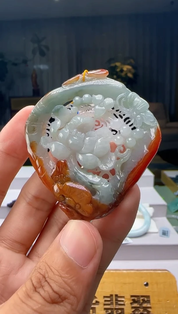 吊坠(不含链)未镶嵌翡翠AR@@960Q3J22513