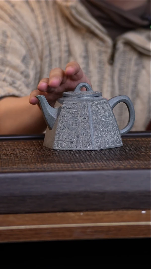 茶壶紫砂宜兴手工原矿紫砂壶001