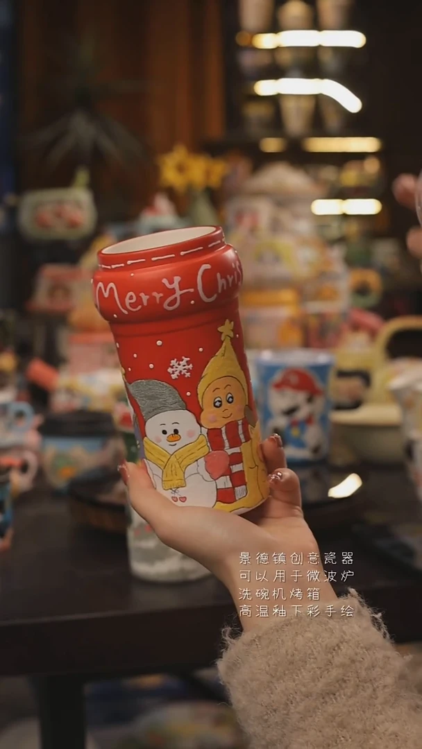 景德镇釉下彩绘设计师款式陶瓷