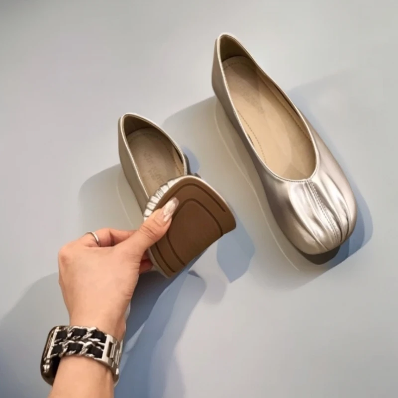 心芘休闲百搭法式玛丽珍女士鞋子晚晚风秋季时尚鞋平底软底豆豆鞋