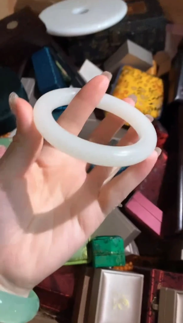 和田玉手镯未镶嵌永玉阁精品专属摆件