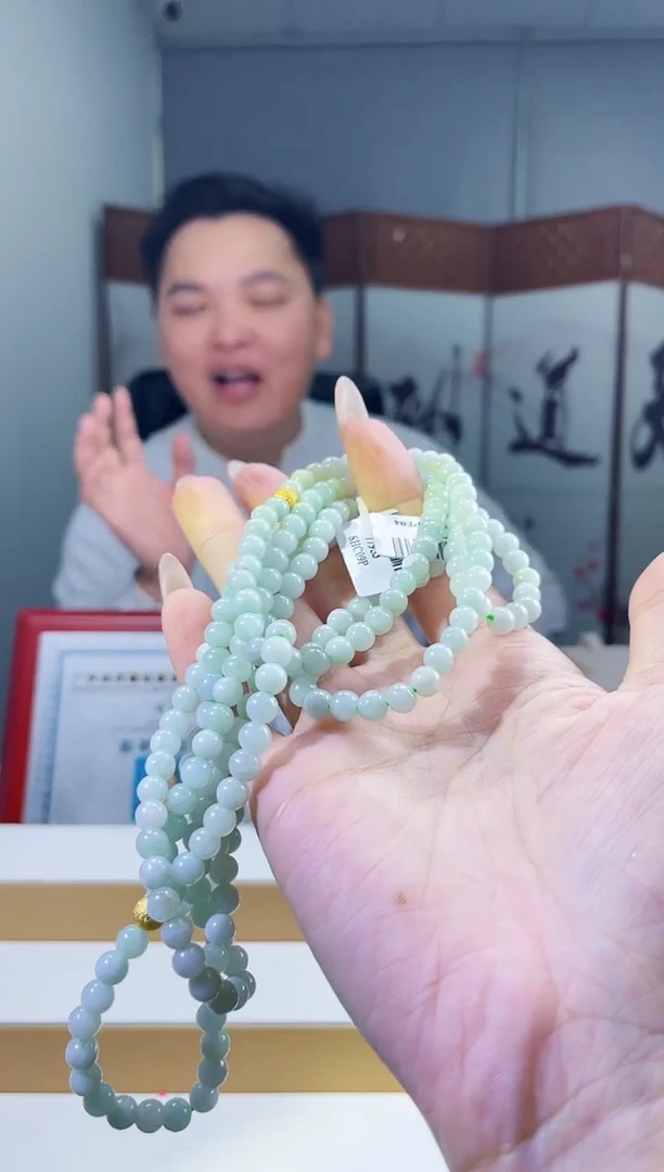 翡翠未镶嵌颈饰翡翠未镶嵌颈饰多样性发其一珠链—17