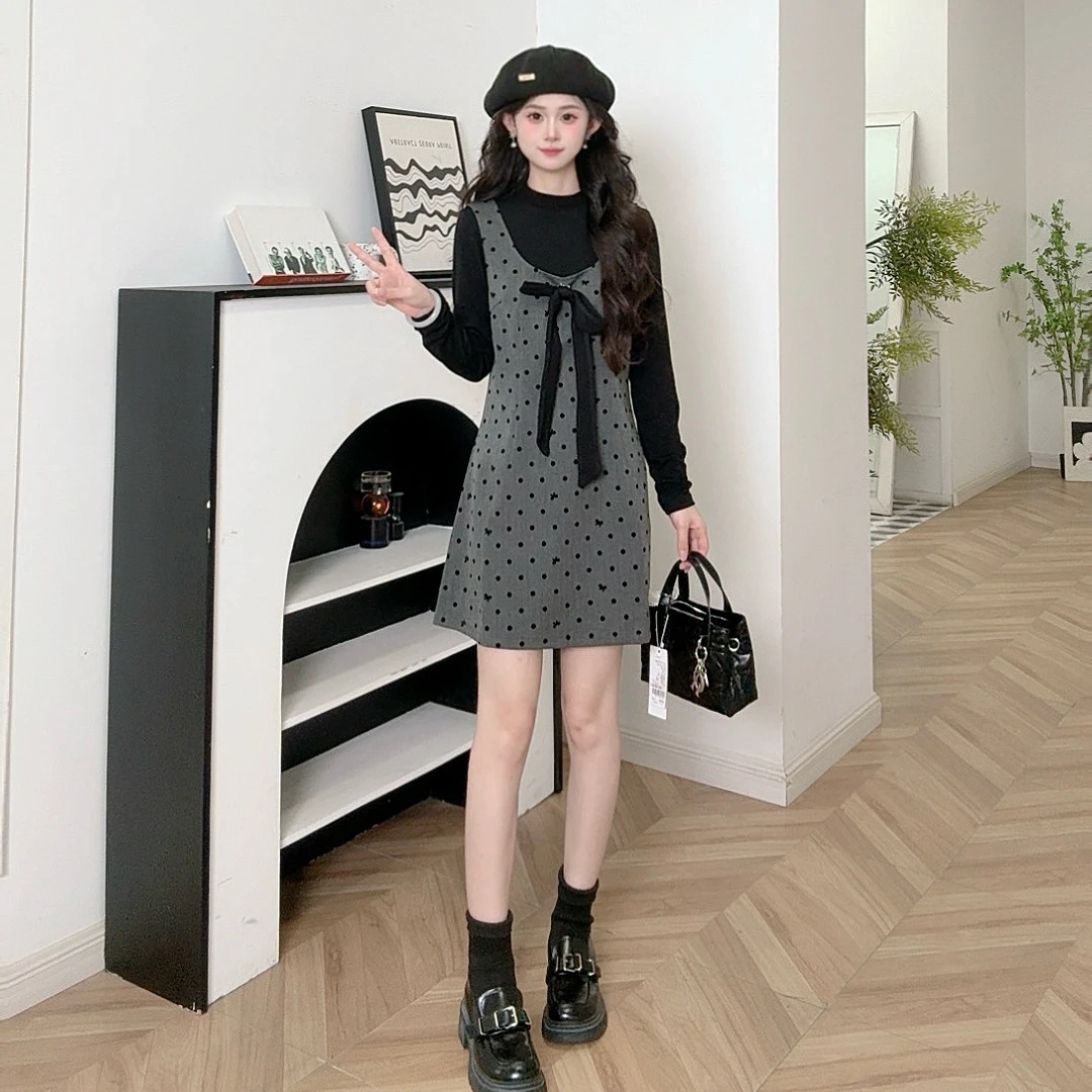 IEF/爱依服2025新款秋季梭织背带套裙6807-N0060-