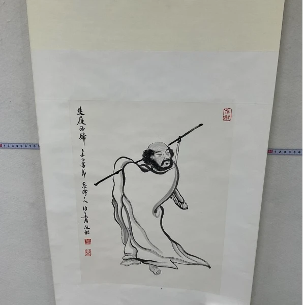 书法画徐谷甫GH201565F卷轴双履西归