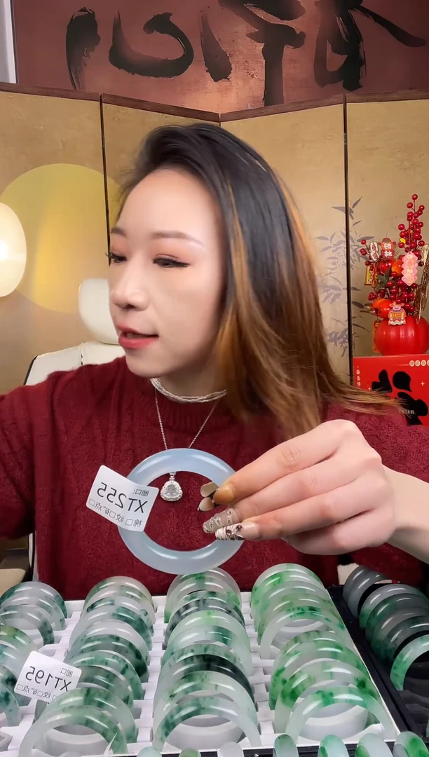 雨*静宝石英岩手镯TX255