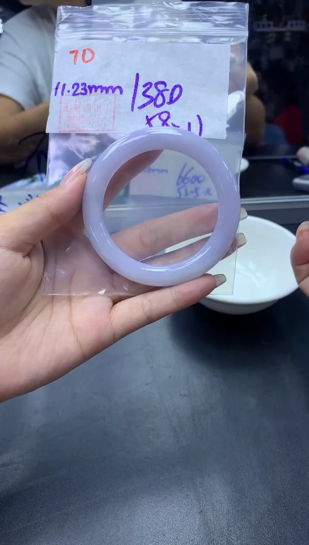 未镶嵌定制翡翠70手镯58+1380元+拍一发一