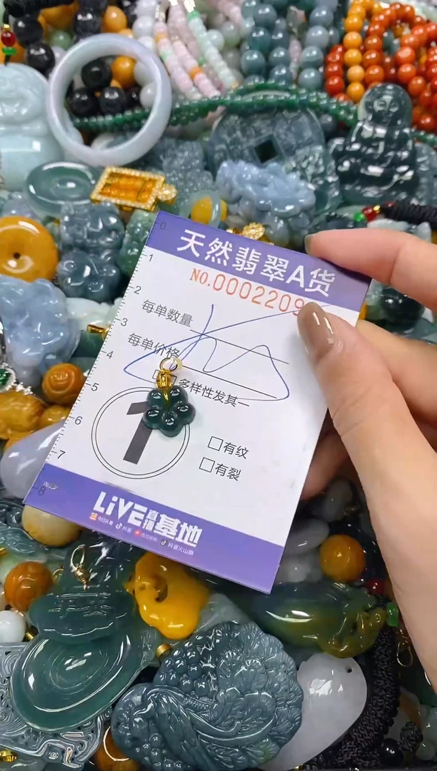 颈饰未镶嵌翡翠闪购0002209多样性发其一