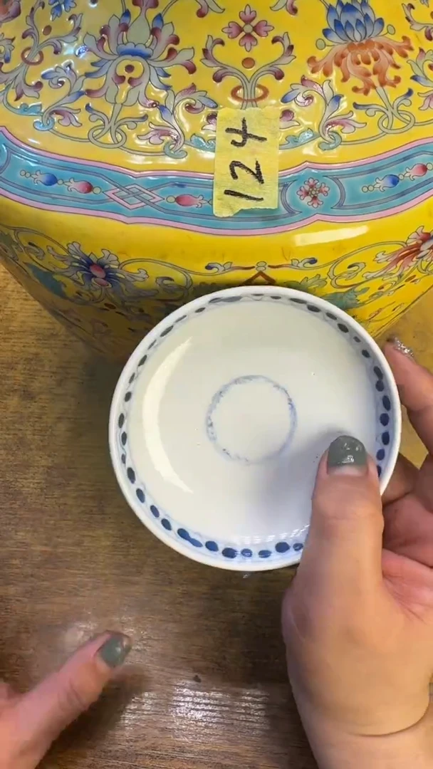 瓷器瓷器瑕疵瑕疵124一对