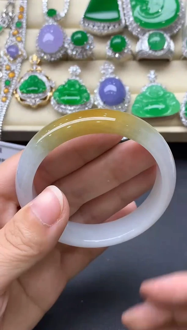 翡翠手镯未镶嵌486-中国好珍宝