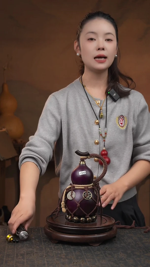313号大漆酒葫芦一物一图