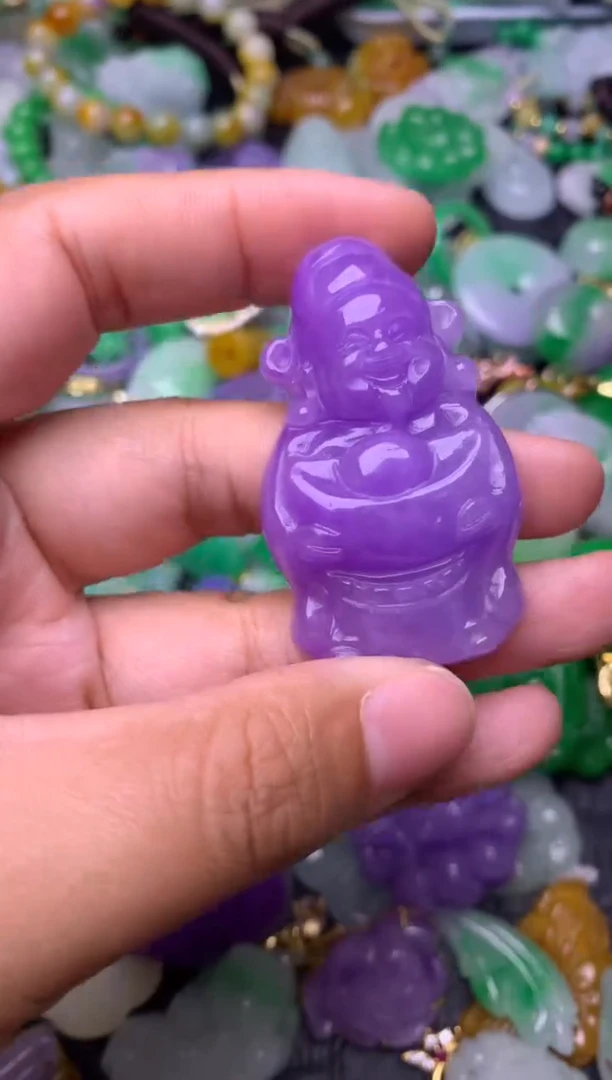 颈饰未镶嵌翡翠缅甸翡翠吊坠
