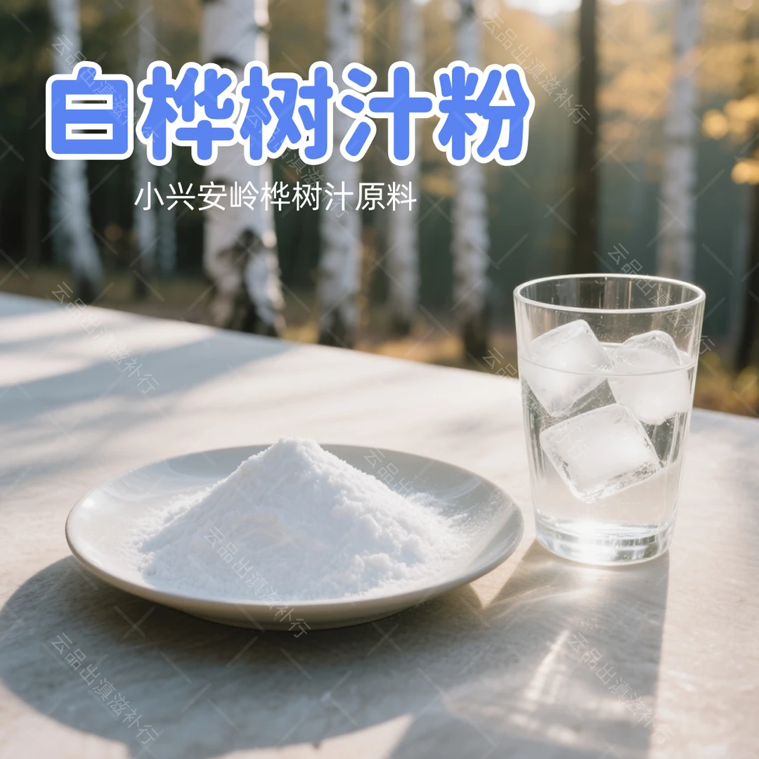 白桦树汁粉 小兴安岭白桦树汁原液原料粉 纯正天然白桦汁粉