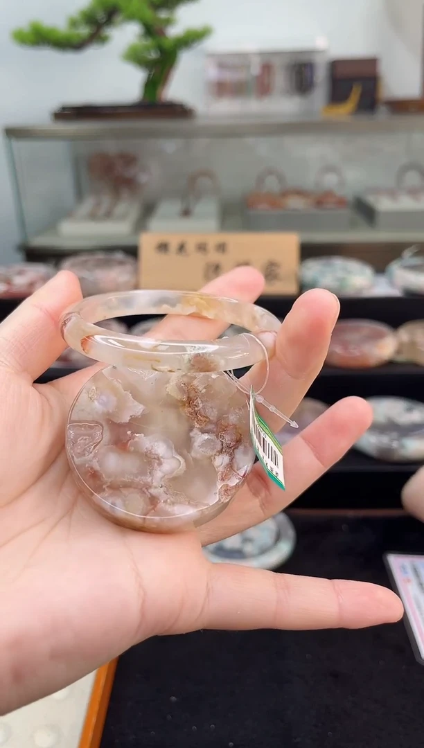 未镶嵌手镯石英质玉54圈口（赠品镯心）6578986