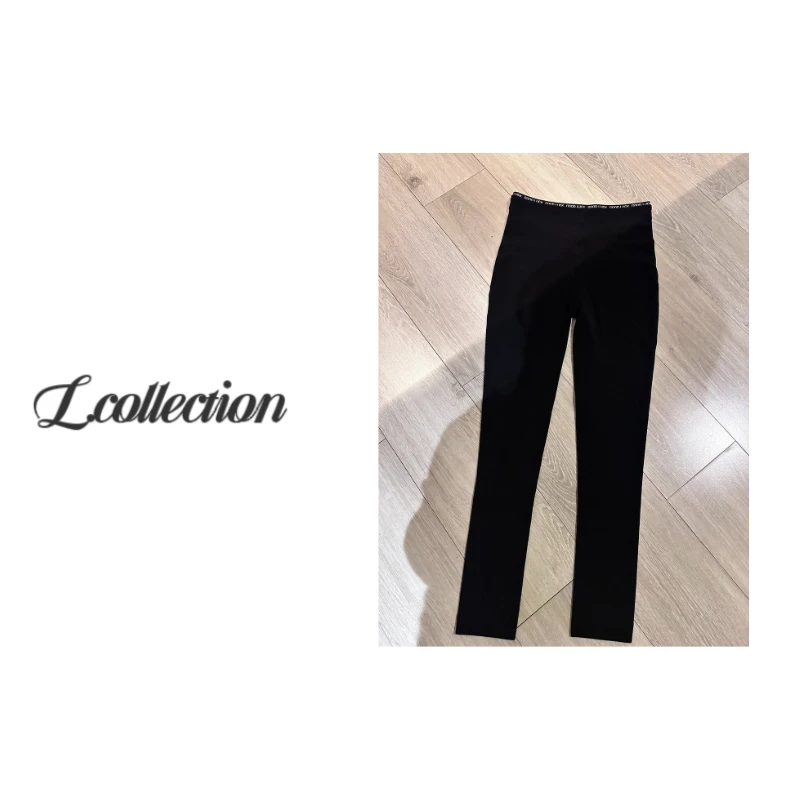 L.collection【发财裤】秋冬显瘦抓绒打底裤