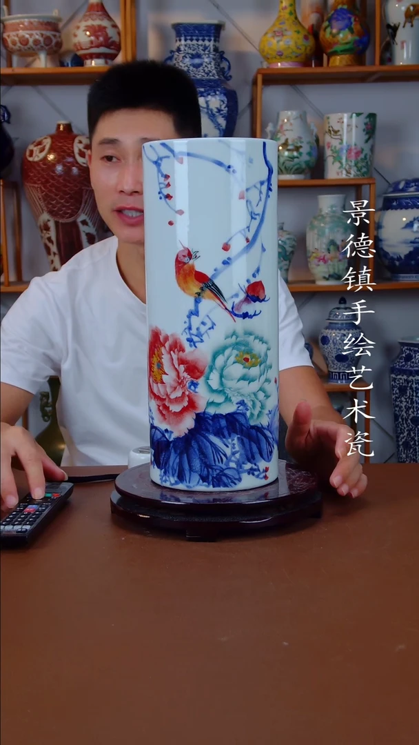 现代景德镇手工手绘陶瓷摆件14