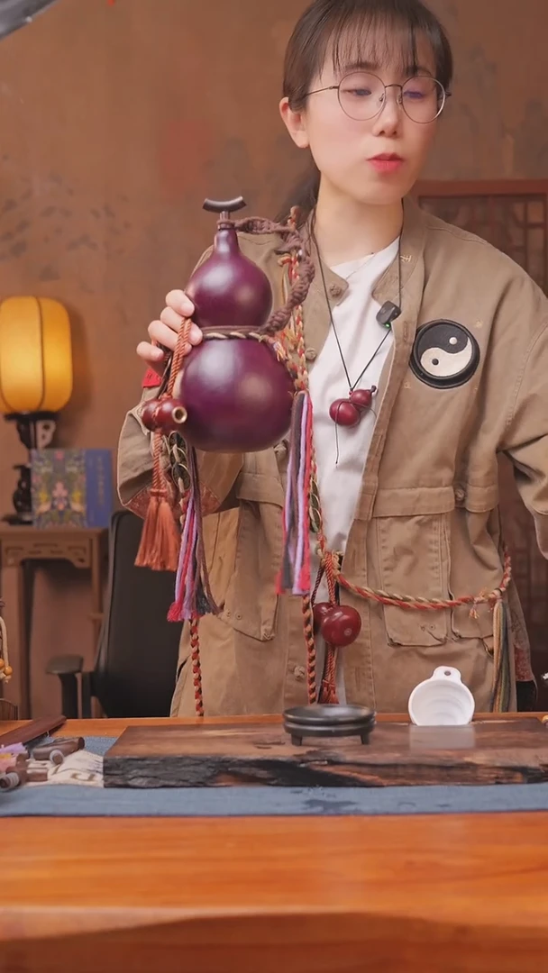 1601号链接精品大漆葫芦现货现发[一物一拍]