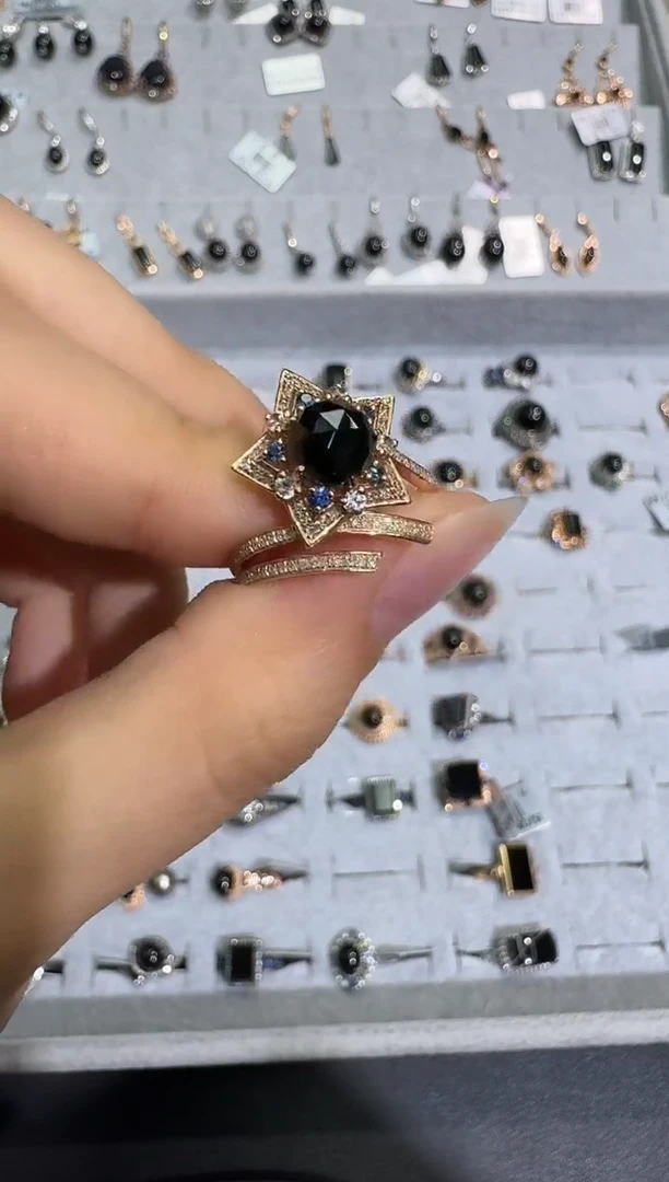 翡翠戒指18K金镶嵌X0720-147-135