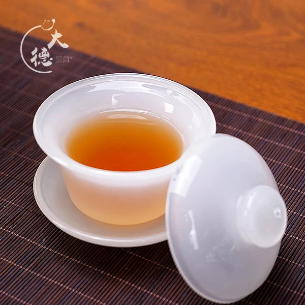 琉璃B912白色盖碗XCLL