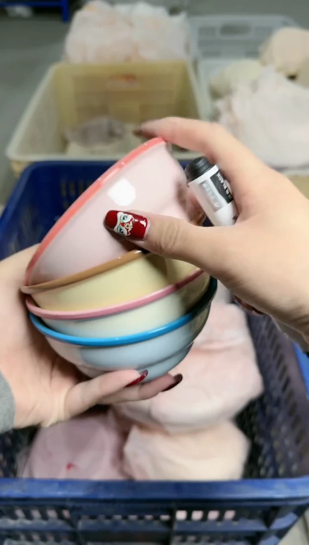 【闪购商品】瓷片好看的微瑕陶瓷餐具50