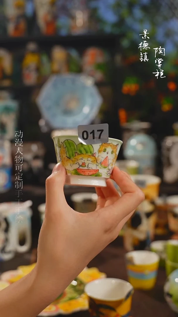 景德镇高温釉下彩纯手工手绘017