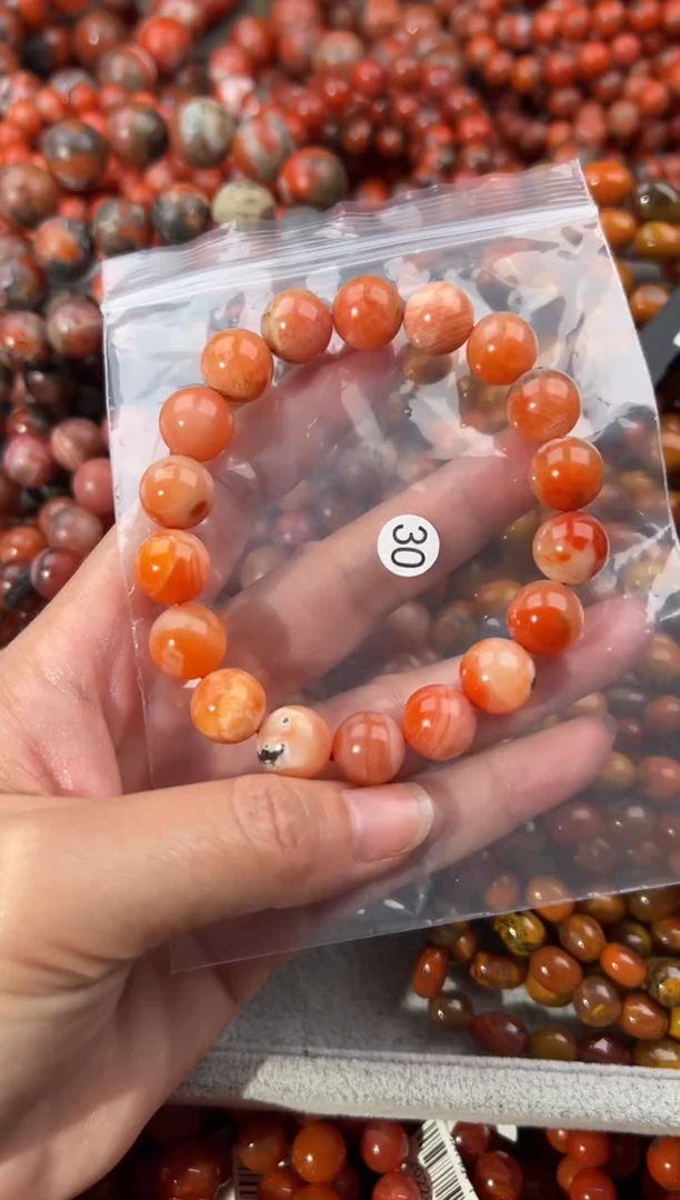 未镶嵌手串南红玛瑙10+