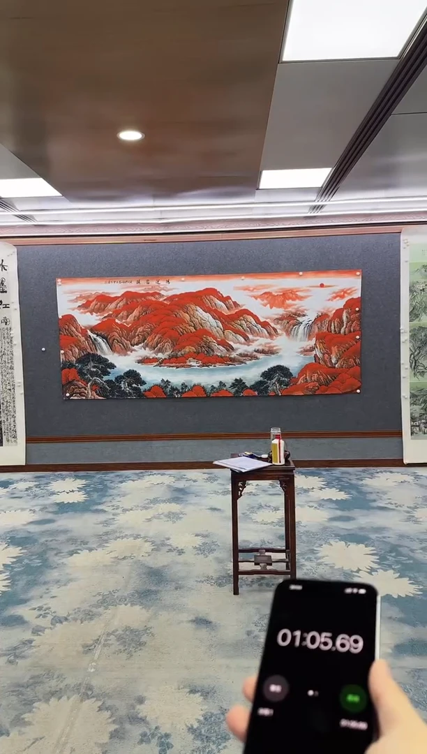 国画Z刘雪红-山水国画-大丈二