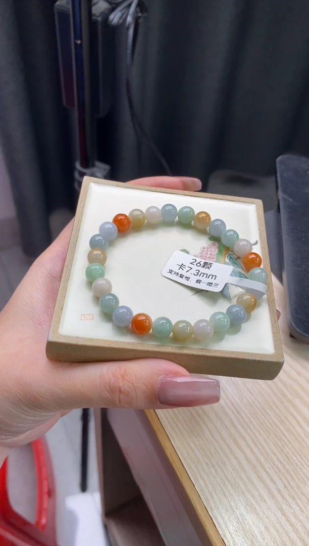 未镶嵌手链翡翠翡翠手串d2404