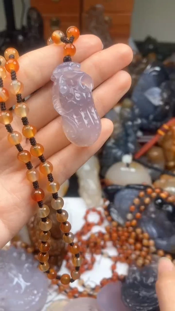 【闪购商品】玛瑙/玉髓颈饰未镶嵌AA