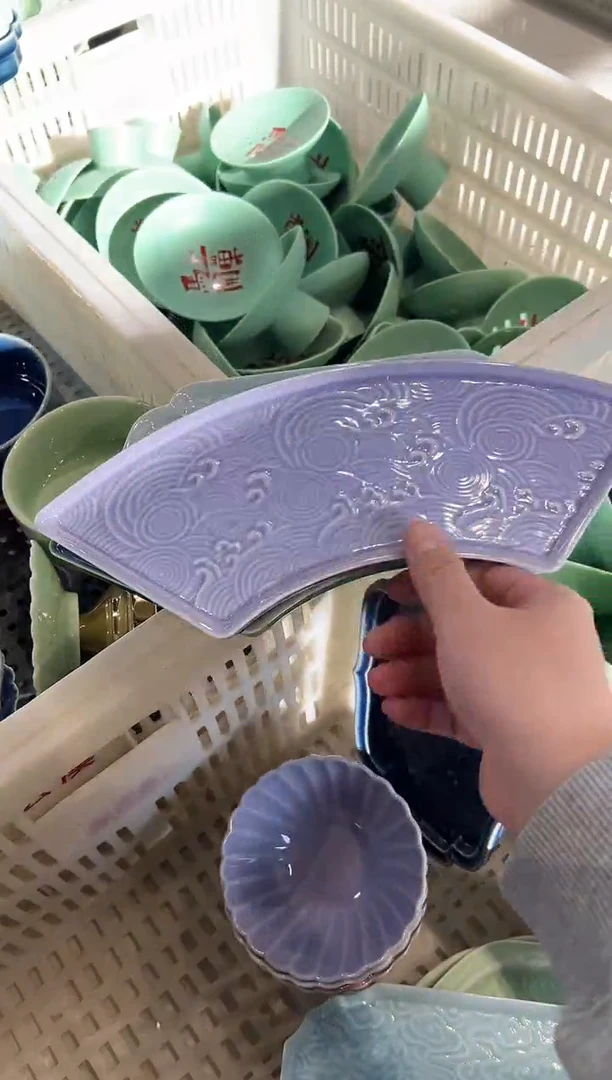 瓷片瓷正品果盘 假一罚十