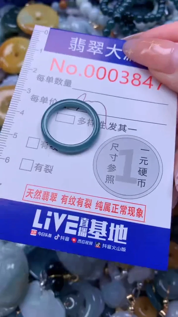 翡翠未镶嵌吊坠(不含链)3847