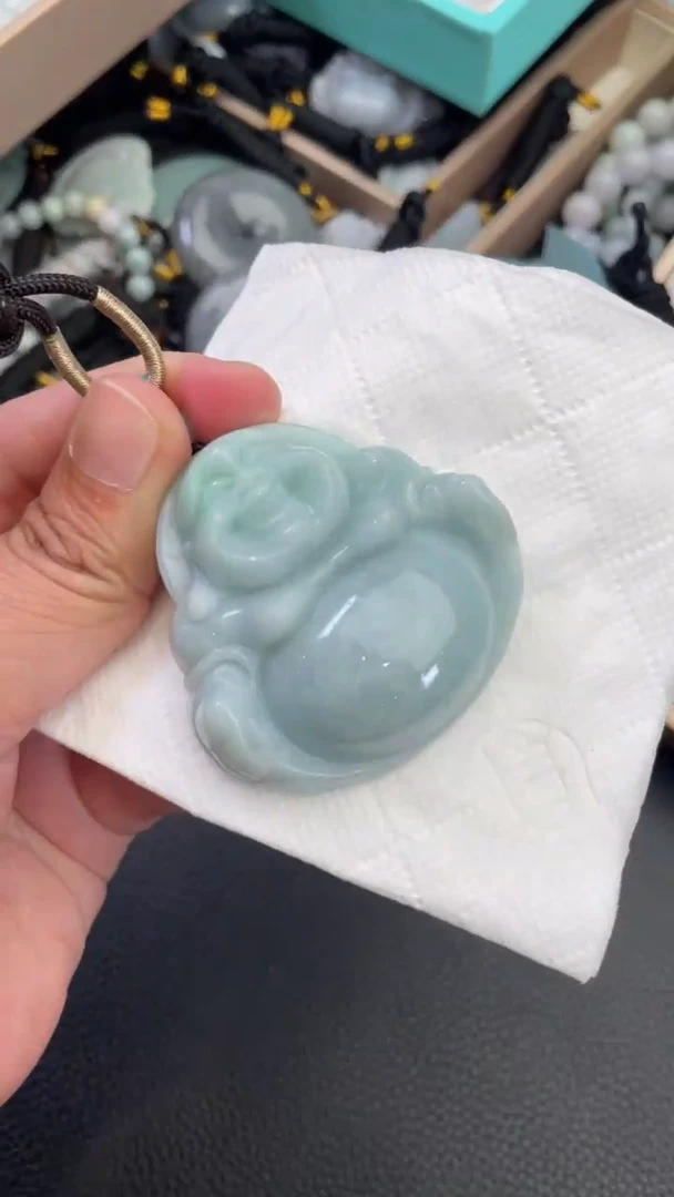 颈饰未镶嵌翡翠天然缅甸翡翠A货41