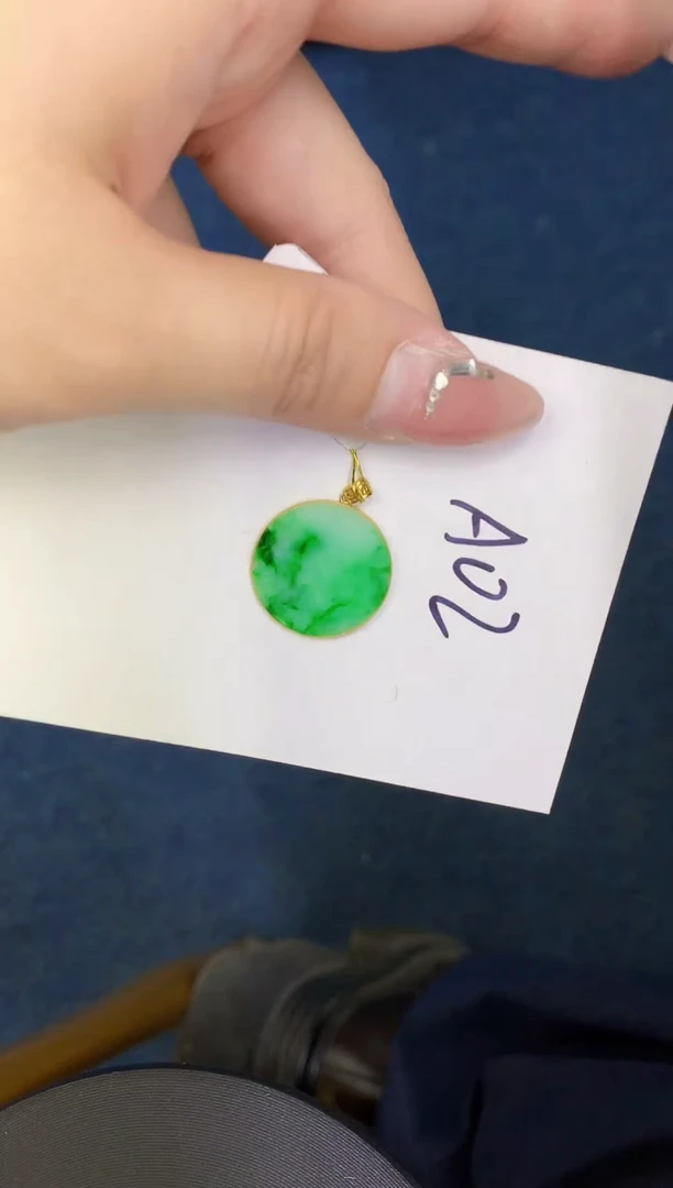 【闪购商品】翡翠颈饰18K金镶嵌0000000000