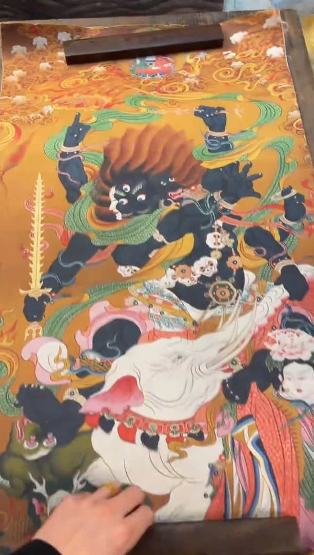 卷轴画刘洋画院老六专属AA14