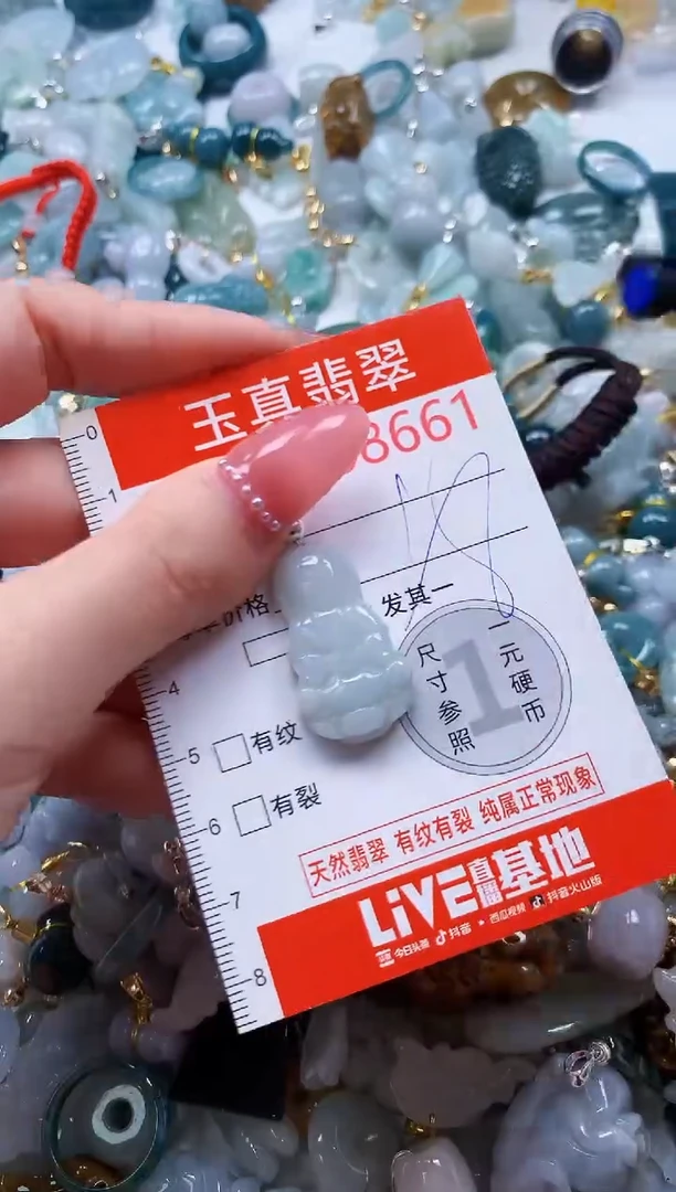 翡翠未镶嵌吊坠(不含链)8661