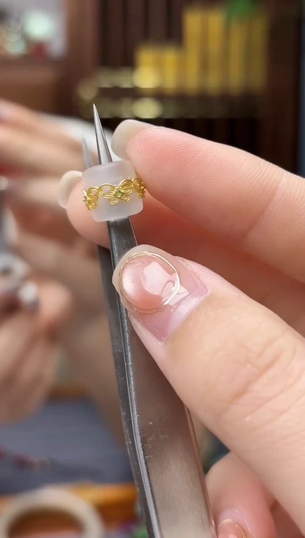 未镶嵌车挂水晶白水晶桶珠配饰DS
