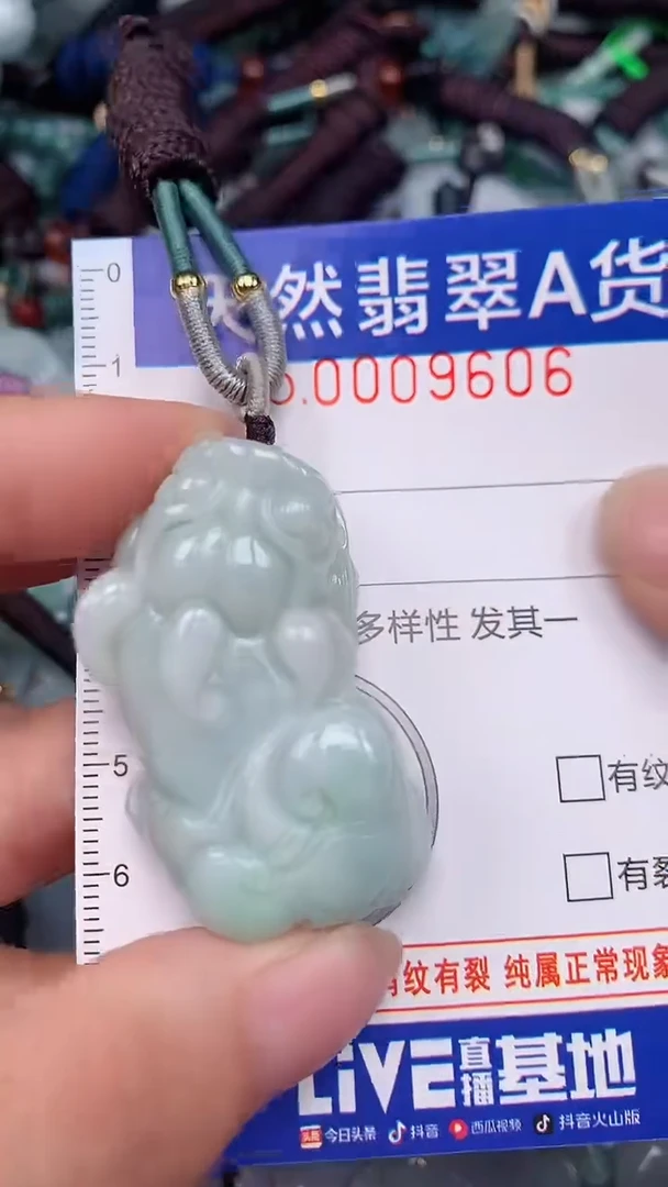 翡翠未镶嵌颈饰...0009606