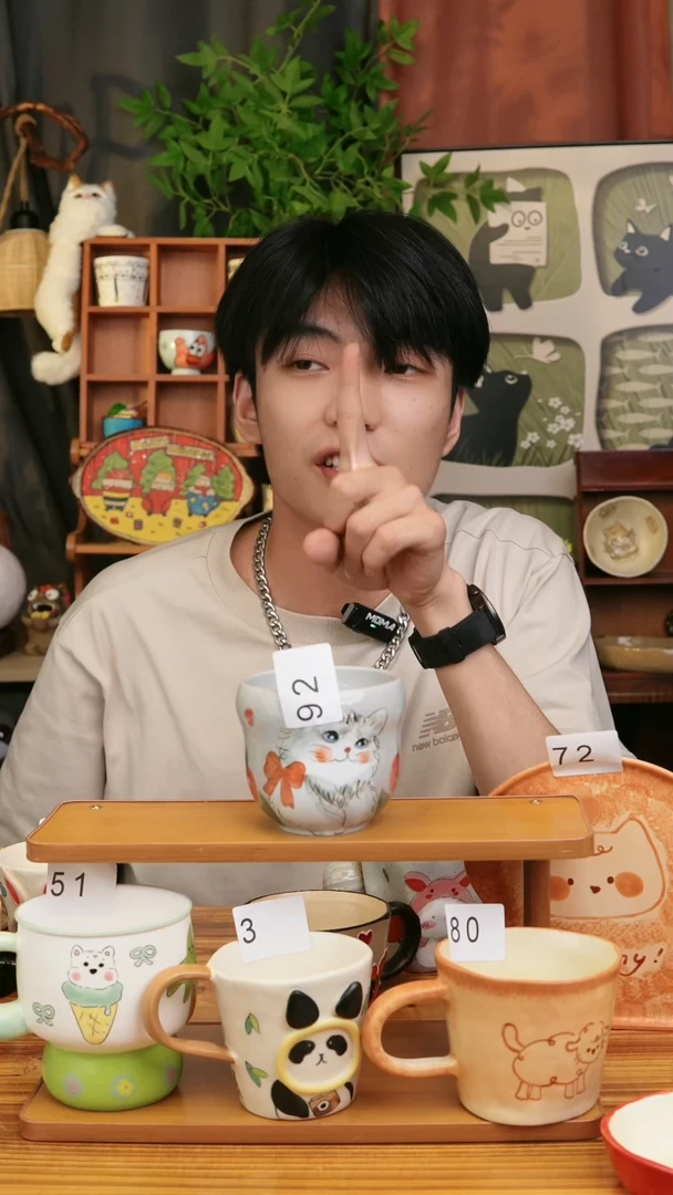 摆件景德镇文创卡哇伊日式系列陶瓷  92