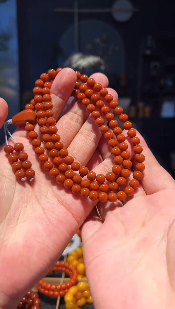 未镶嵌手链南红玛瑙多圈