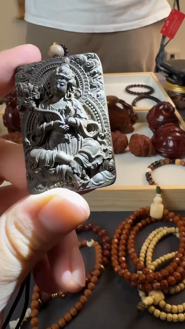 檀香木无事牌阴沉老山檀香牌牌