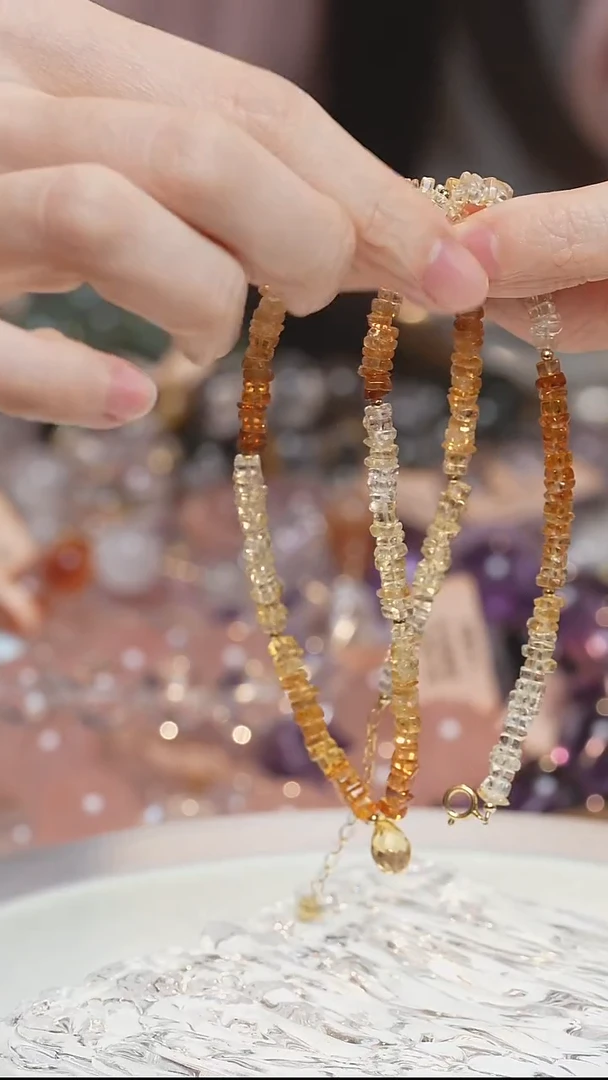 项链未镶嵌水晶黄水晶项链·MM0025SEP612L007