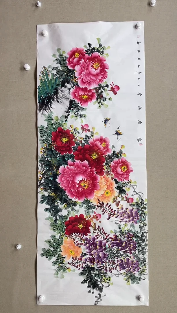 国画180*68 孙艳琳孙艳琳孙艳琳孙艳琳