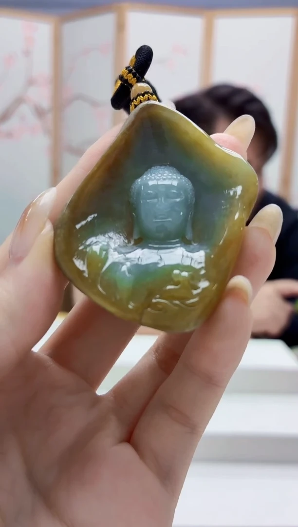 未镶嵌定制翡翠5060jw-毛货挂件120