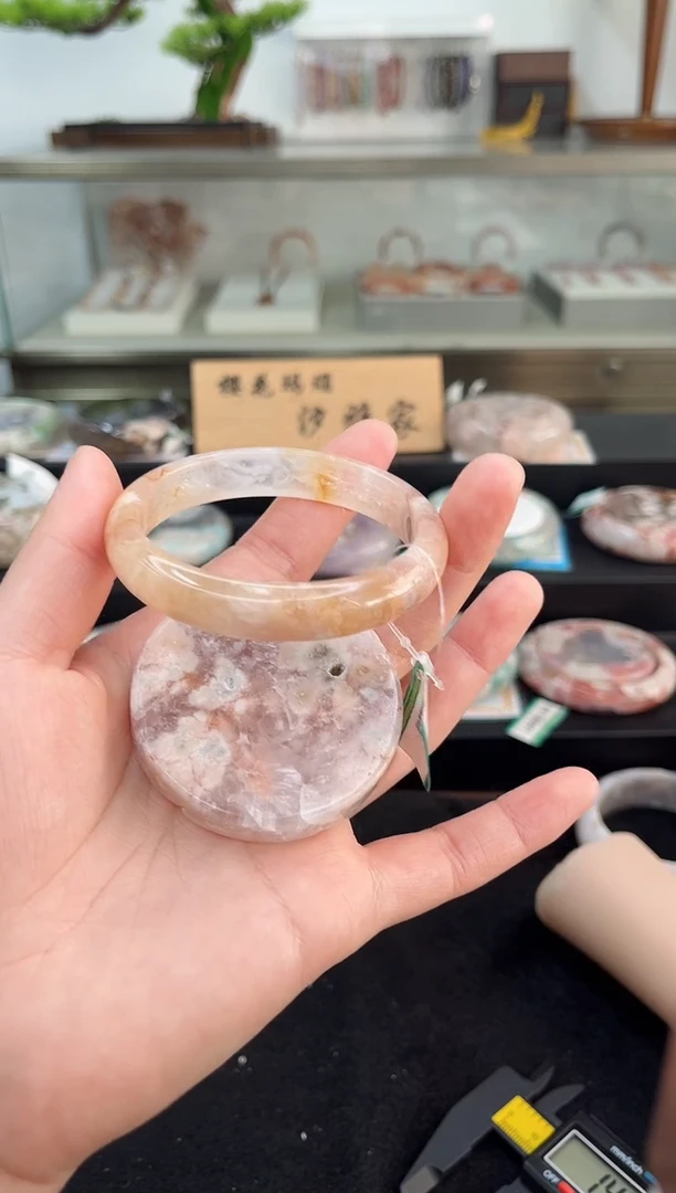 未镶嵌手镯石英质玉56圈口（赠品镯心）1438952