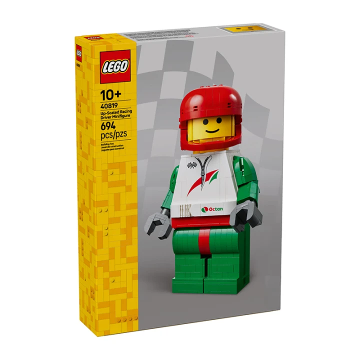 LEGO/乐高大比例赛车手小人仔 40819玩具生日礼物