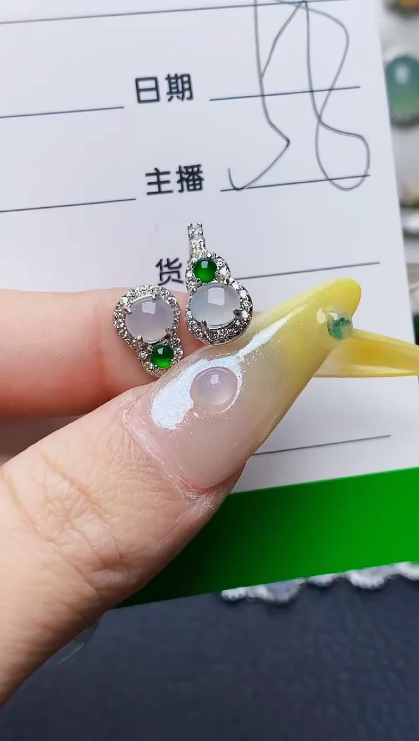 银S925镶嵌戒指翡翠2014