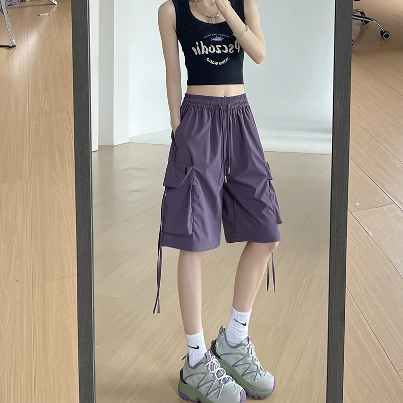 【短裤系列】美式工装短裤高腰设计宽松舒适休闲运动短裤