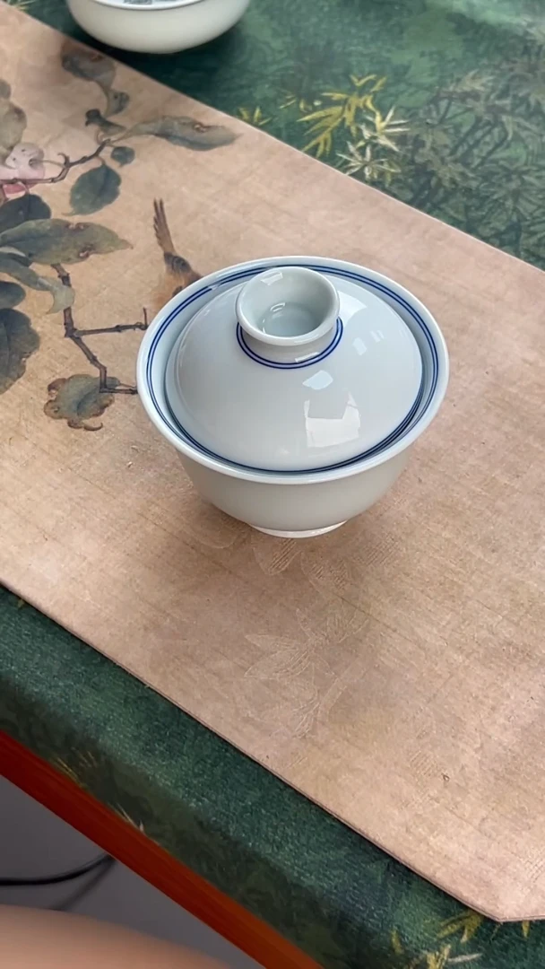 瓷片景德镇毛仔柴窑杯