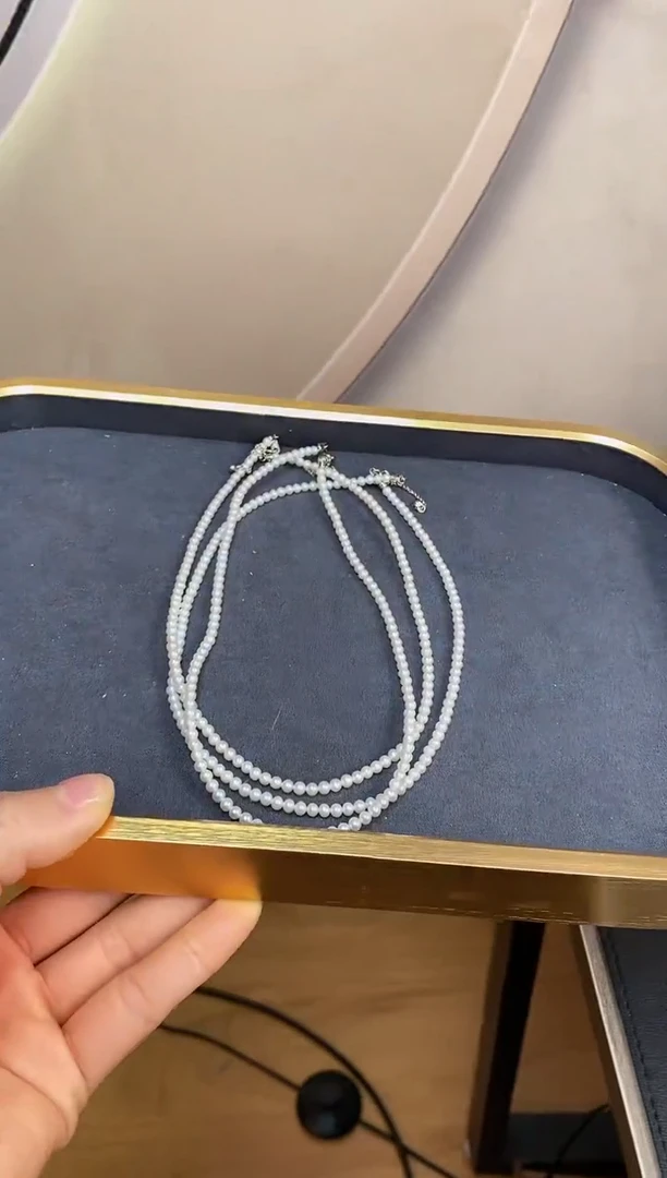 【闪购商品】淡水珍珠项链银S925镶嵌淡水珍珠（多样性发其一）