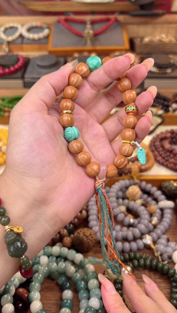 【闪购商品】猴头核桃手串猴头鲨鱼龟背单圈+手套