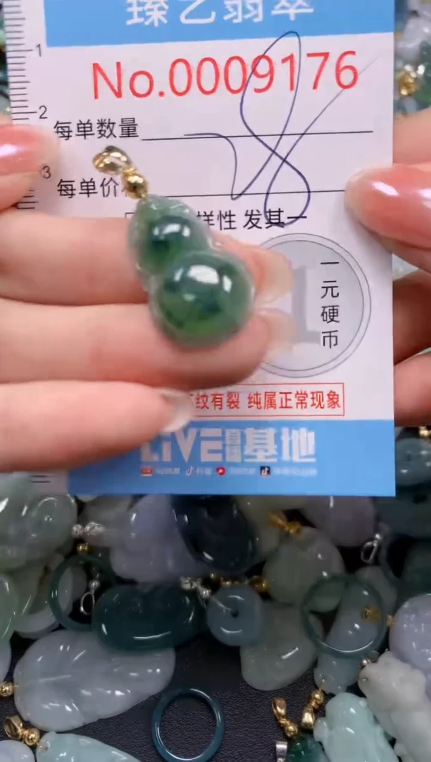 颈饰未镶嵌翡翠9176